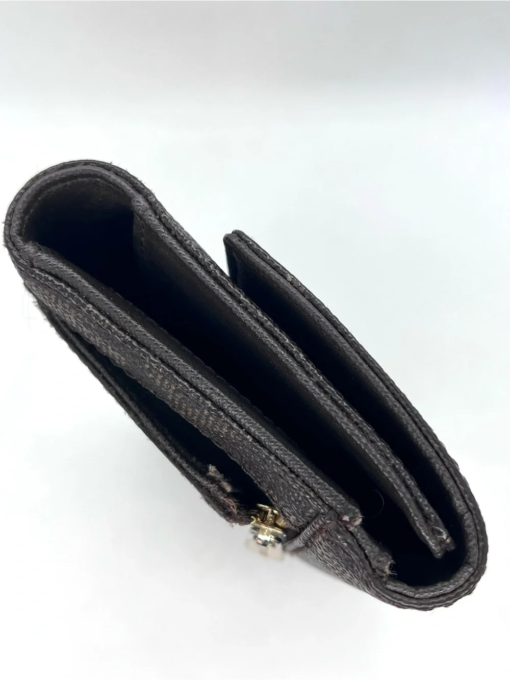 Michael Kors Jet Set Brown MK Logo Continental Wallet MSRP $128 Loved - Picture 3 of 16